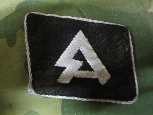 SS Horst Wessel Collar Tabs