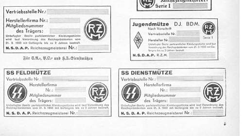 SS RZM Tags