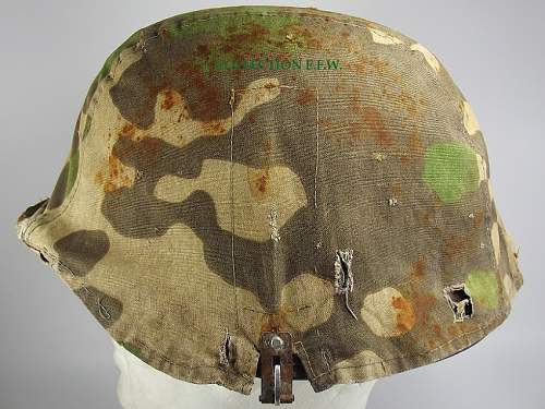 SS camo helmet cover