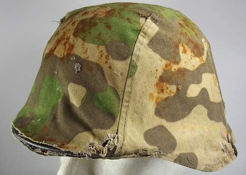 SS camo helmet cover