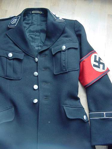 SS Uniformknöpfe, Gürtelschlaufen und überqueren Gurtbügel