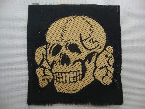 SS M41 cloth cap skull
