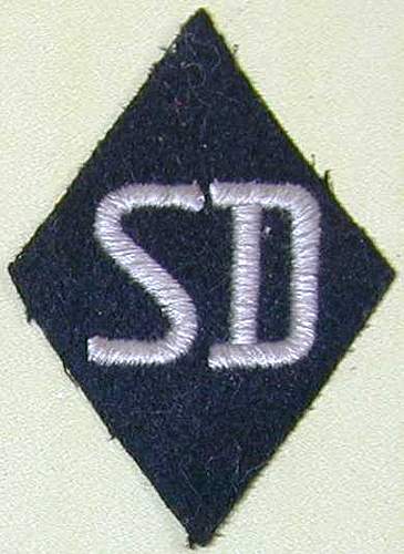 SS SD Sleeve diamond NCO real or fake?