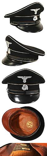 Allgemeine-SS enlisted/nco's visor caps/ WHICH DO YOU LIKE?