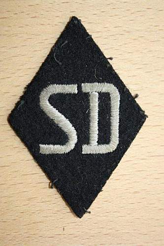 SS SD Sleeve diamond NCO real or fake?