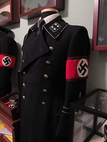 Authentic SS uniforms.