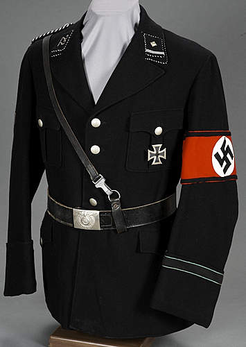 Authentic SS uniforms.