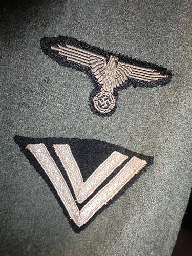 W-SS Wiking M42 tunic with insignia