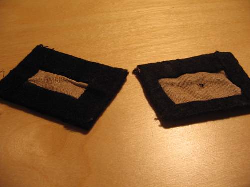 collar tabs for looking