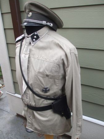 SS tunic and visor