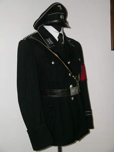 Allg. SS tunic with early visor