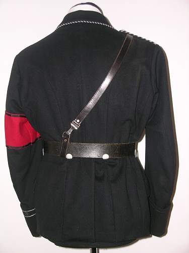 Allg. SS tunic with early visor