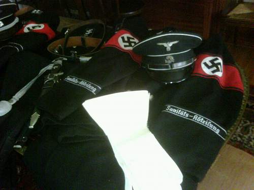 SS tunic and visor