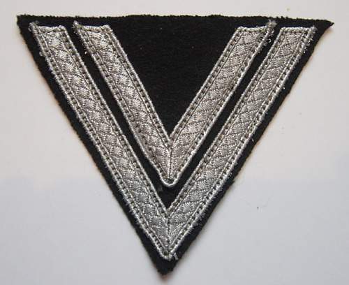 SS Rottenfuhrer rank chevrons