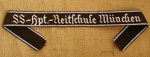 SS Hpt Reitschule Munchen cufftitle