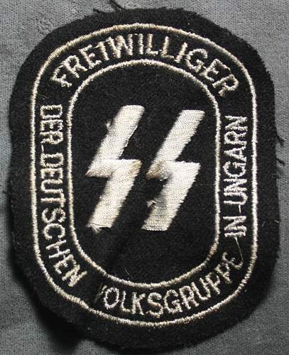 SS Hungarian Volunteer Badge Need Help