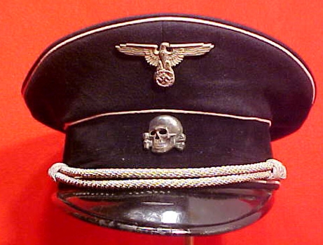 Help on Black SS officers visor