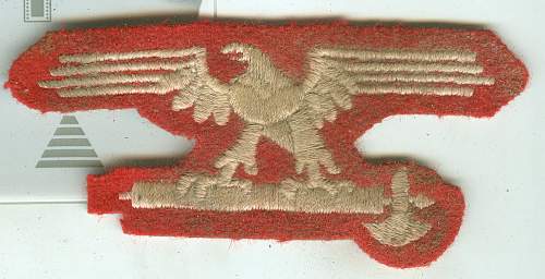 Italian Red Eagle SS patch, thoughts?