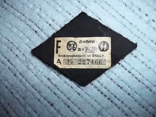 unidentified SS patch