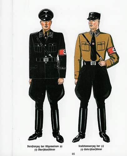 Black SS Uniforms - A better understanding.