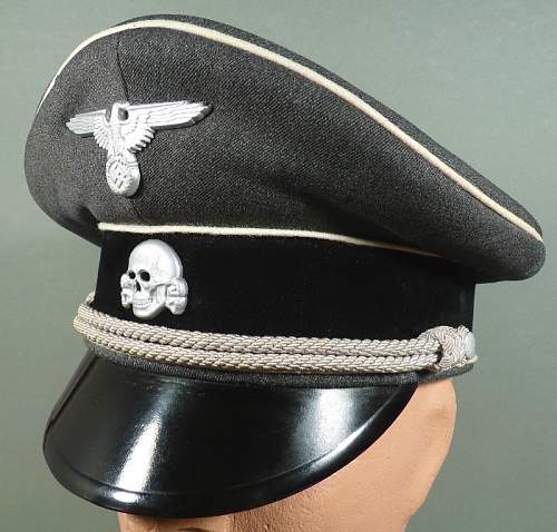 grey SS officer's cap