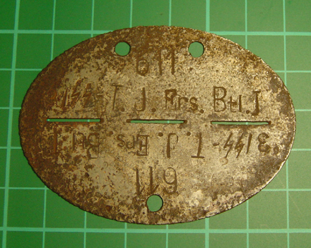 SS Dog Tag  Can Someone Translate Please?