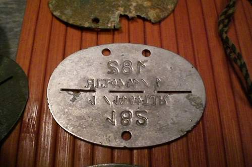 SS Dog Tag  Can Someone Translate Please?