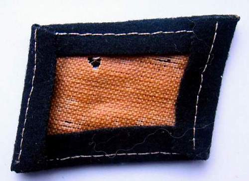 Waffen SS Concentration Camp Guard Collar Tab