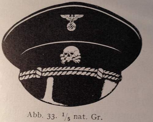 early SS officer's cap.