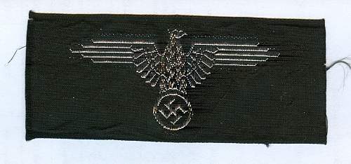 Belgian Reitz made woven SS cap eagles