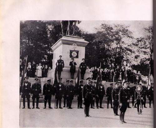 SS- RuSHA insignia in period pictures