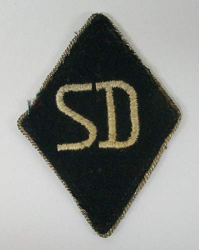SD Raute and metal runic collar tab insignia: opinions please