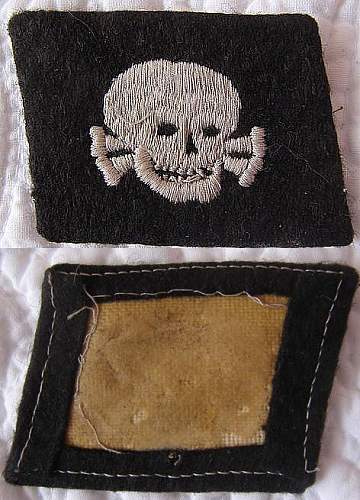 SS-Totenkopf Collar Tab