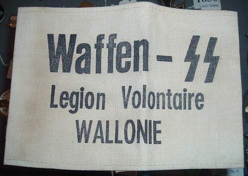 Waffen - SS Legion Volontarie WALLONIE Armband