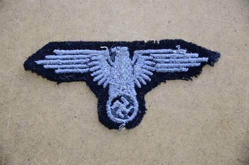 SS Tunic removed sleeve eagle