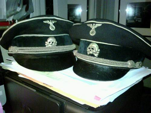 Early/Allgemeine SS Visor Cap Chin Strap Buttons