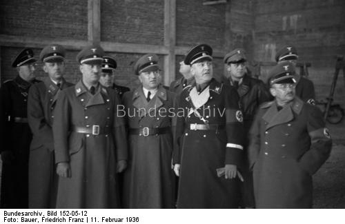 Uniform study of the SS-Wirtschafts-Verwaltungshauptamt (WVHA) circa June 1942