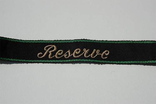 Allgemeine Reserve Cuff Title for opinions please