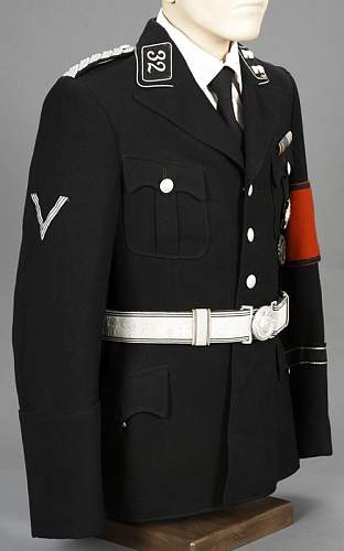 The black SS uniform then and now.