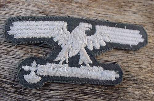 Italian SS  sleeve eagle