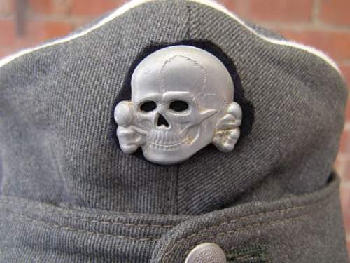WAFFEN SS OFFICER'S FIELD CAP (private purchase)