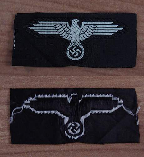 WAFFEN SS OFFICER'S FIELD CAP (private purchase)