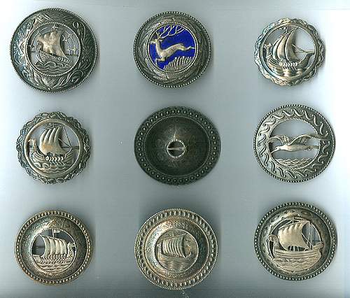 Delich Treasures:  Brooches of Estonian female auxillaries with the SS?