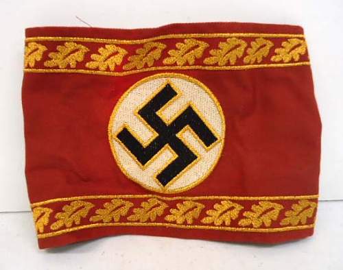 German nazi waffen ss shultz staffel officers arm band