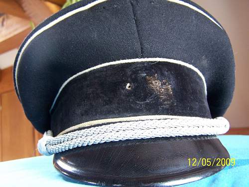 SS allgemeine officer  visor