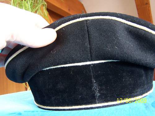 SS allgemeine officer  visor