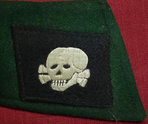 Totenkopf deaths head collar tab...good/bad?