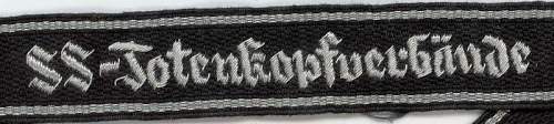 SS-totenkopfverbände cuff title