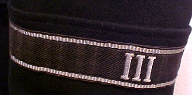 oxidation of bullion on collar tabs