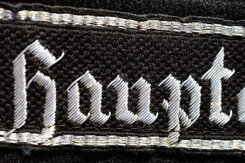 oxidation of bullion on collar tabs